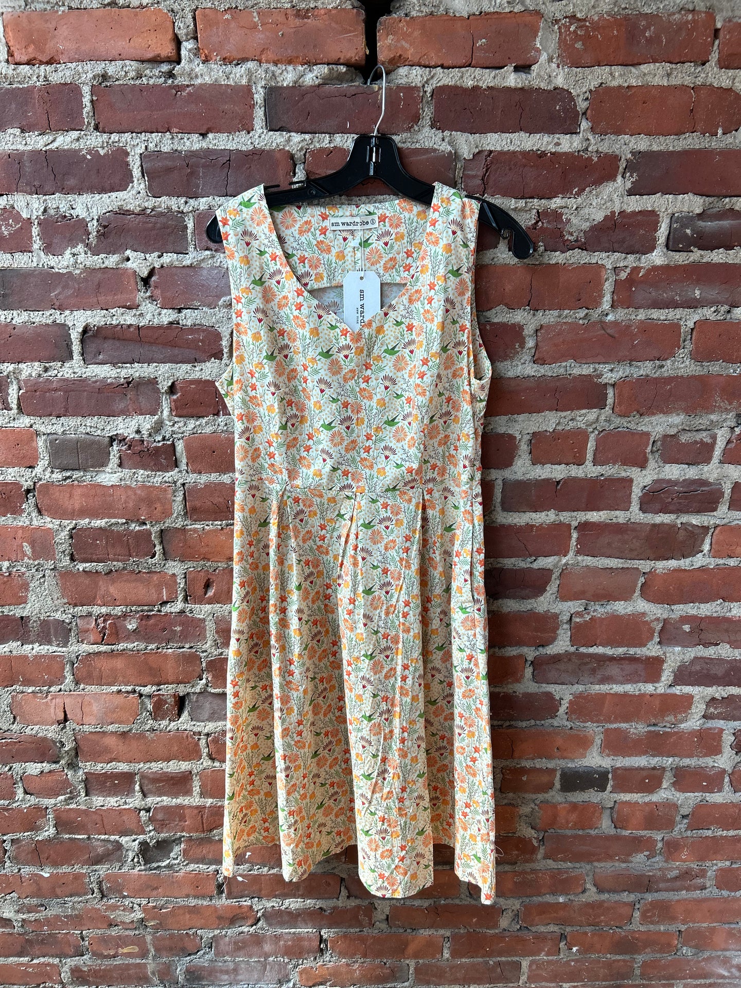 SM Wardrobe Orange Floral Dress