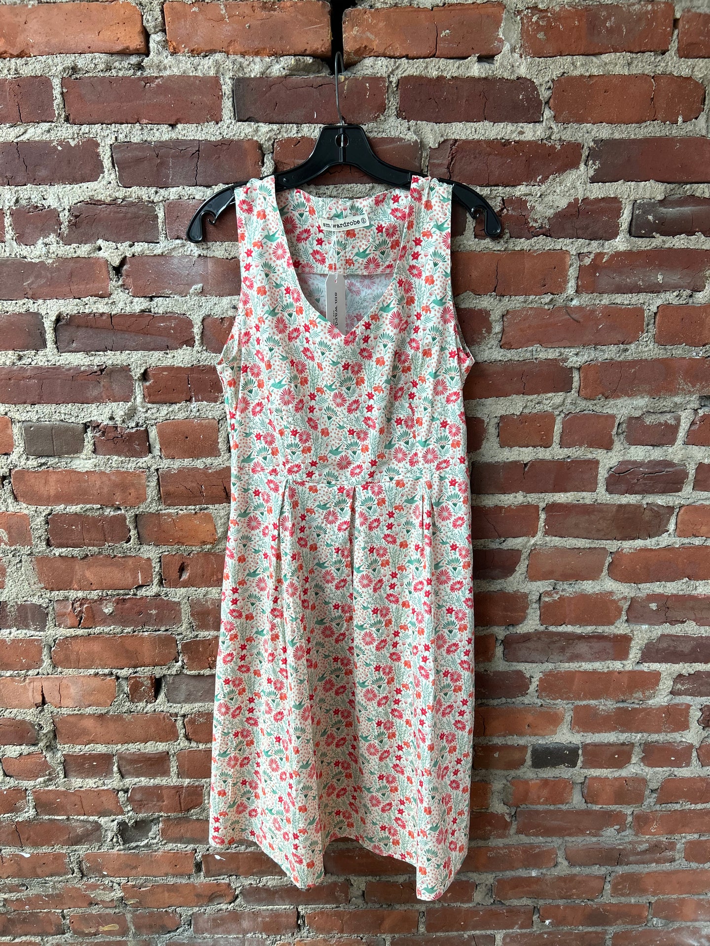 SM Wardrobe Red Floral Dress